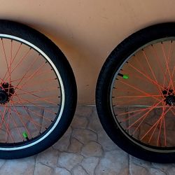 20Inch BMX Bike Wheels w/ Tires
