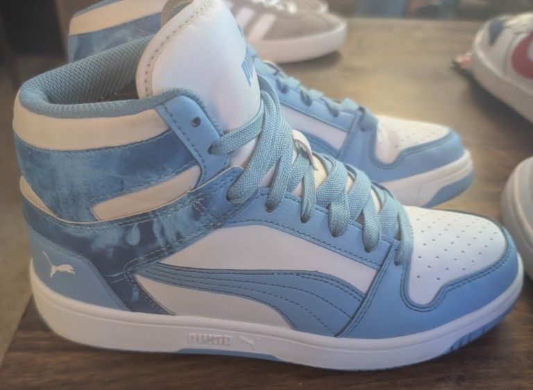 Nike And Puma High Top Tennis Shoes