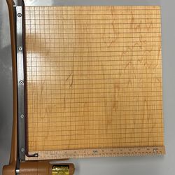 a Swingline ClassicCut Ingento Solid Maple Paper Trimmer.  