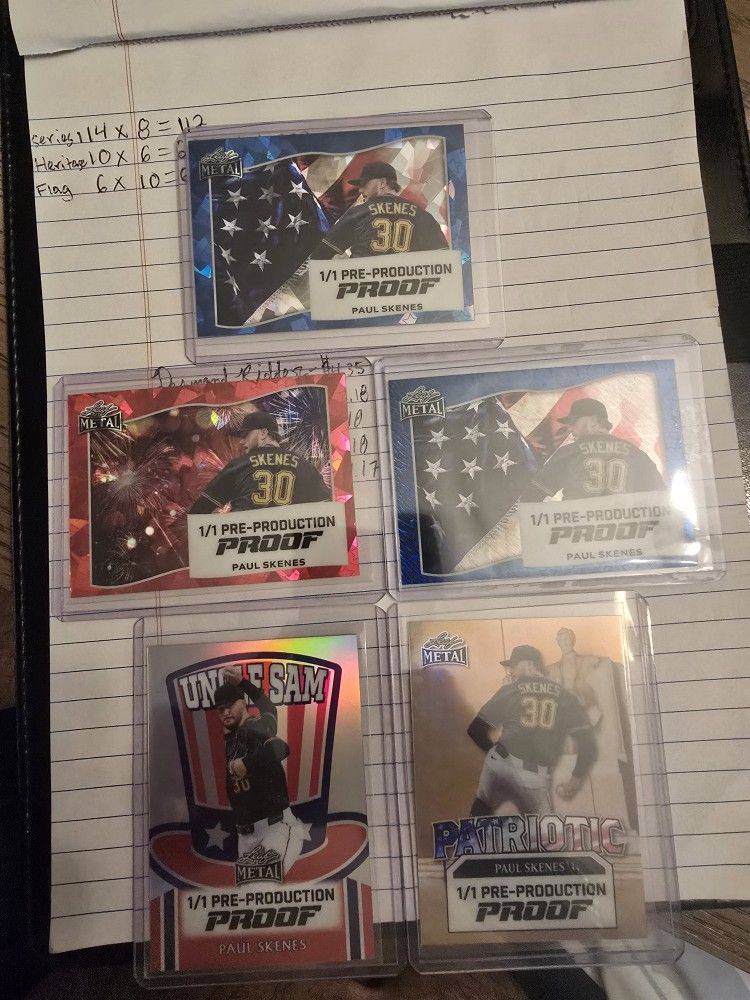 Paul Skenes ×5 1/1 Pre Prduction Proof