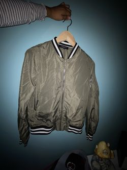 Olive Green Windbreaker