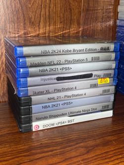 PlayStation 4 & 5 video games PS5 PS4 For Individual Sale only