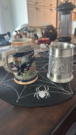 Decorative Beer Steins Set of Two