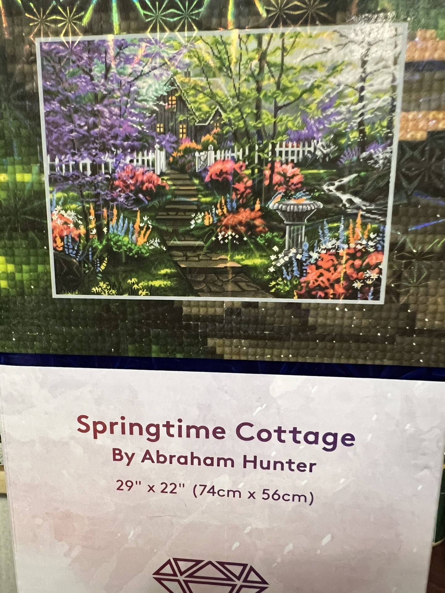 Springtime Cottage Diamond Art Kit