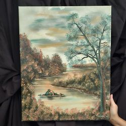 Art #868 Around The Bend In Complimentary Colors