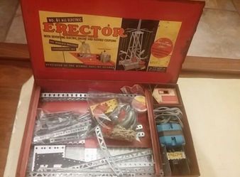 Vintage erector set