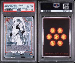 Evil Majin Buu SPECIAL Manga PSA 10 POP 1