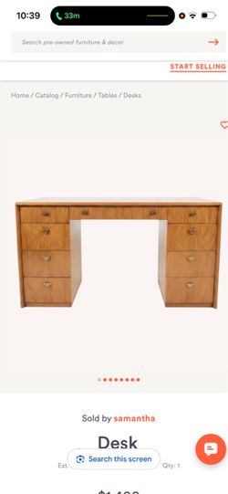 Vintage 1960s desk