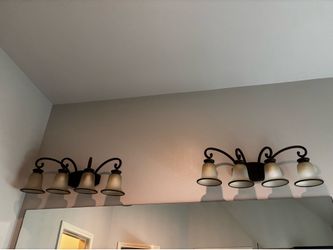 Restroom Light Fixture Set