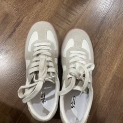 Grey and White Casual Shoes