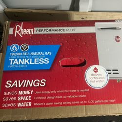 Rheem  Natural Gas Tankless Water Heater 9.5 GAL 200k BTU ECO200