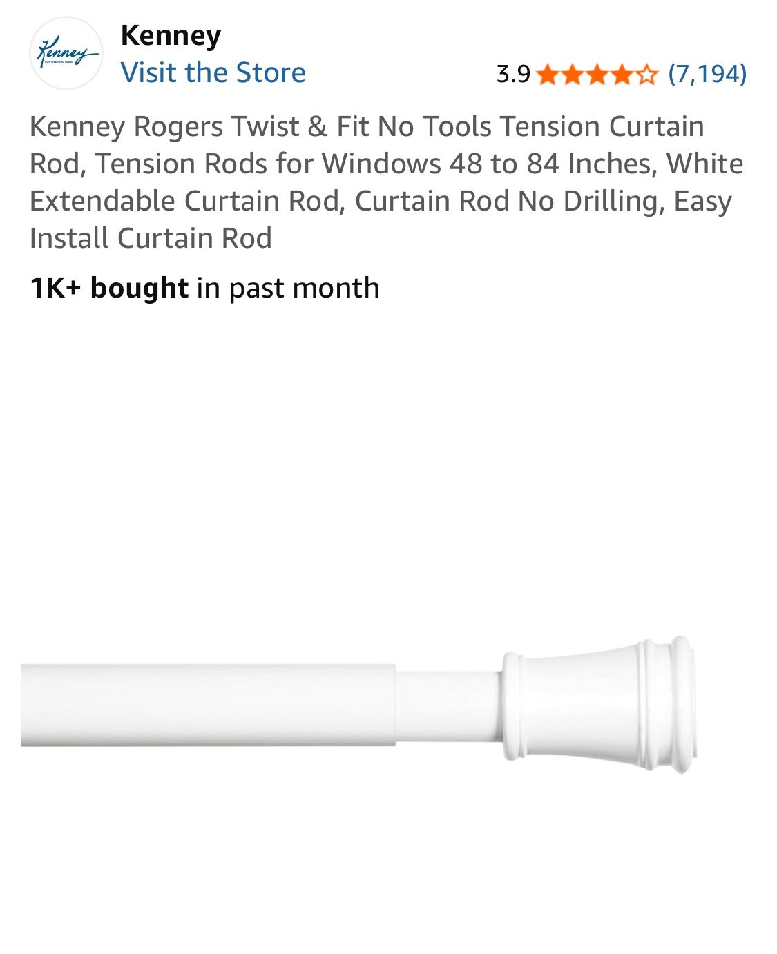 Kenney Twist And Fit Rod