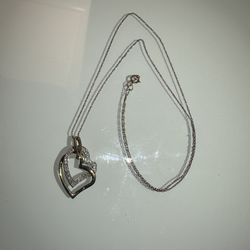 10k Gold Chain Necklace With Pendant 