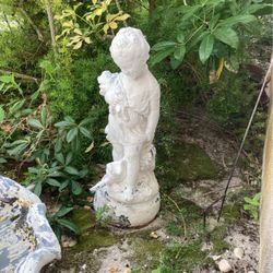 Vintage 3 Tier Cement Water Fountain 