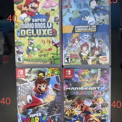 Nintendo Switch Games  $40 Each