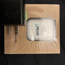 Pear Wireless Earbuds New In Box Very Similar To Apple Earbuds In Looks And Sound Quality 