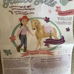 New Doll & Horse Set 