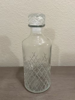 Vintage glass decanter
