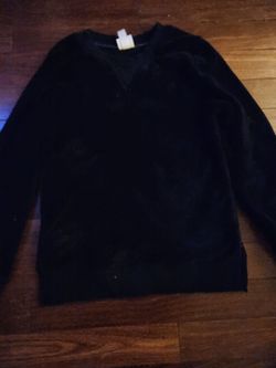 Womens black long sleeve sleepwear top