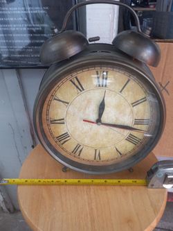 Large Vintage-Style Twin Bell Alarm Clock