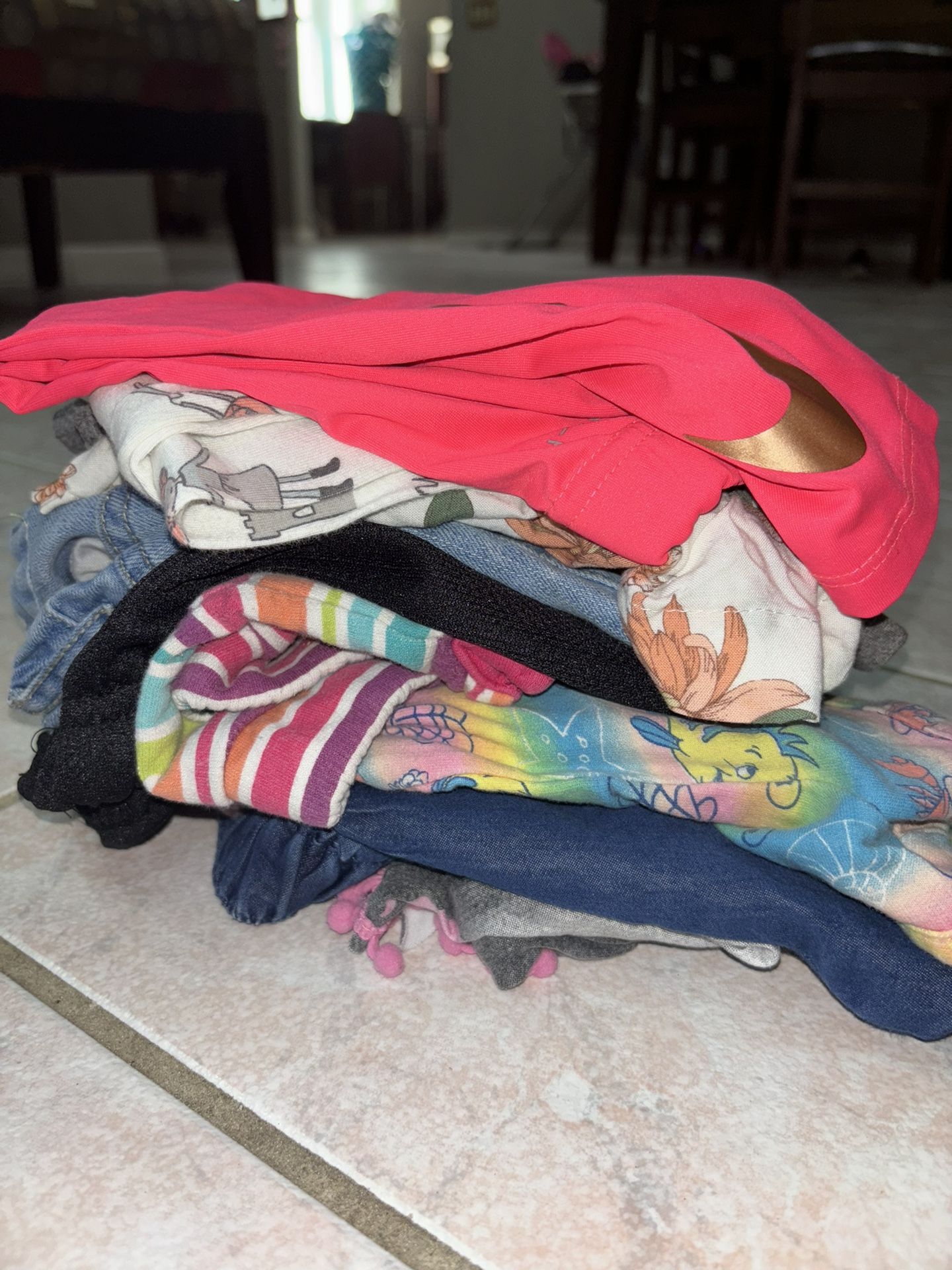 10 PC BABY GIRL SHORTS/ LEGGING/ SHIRT BUNDLE DEAL 2 T