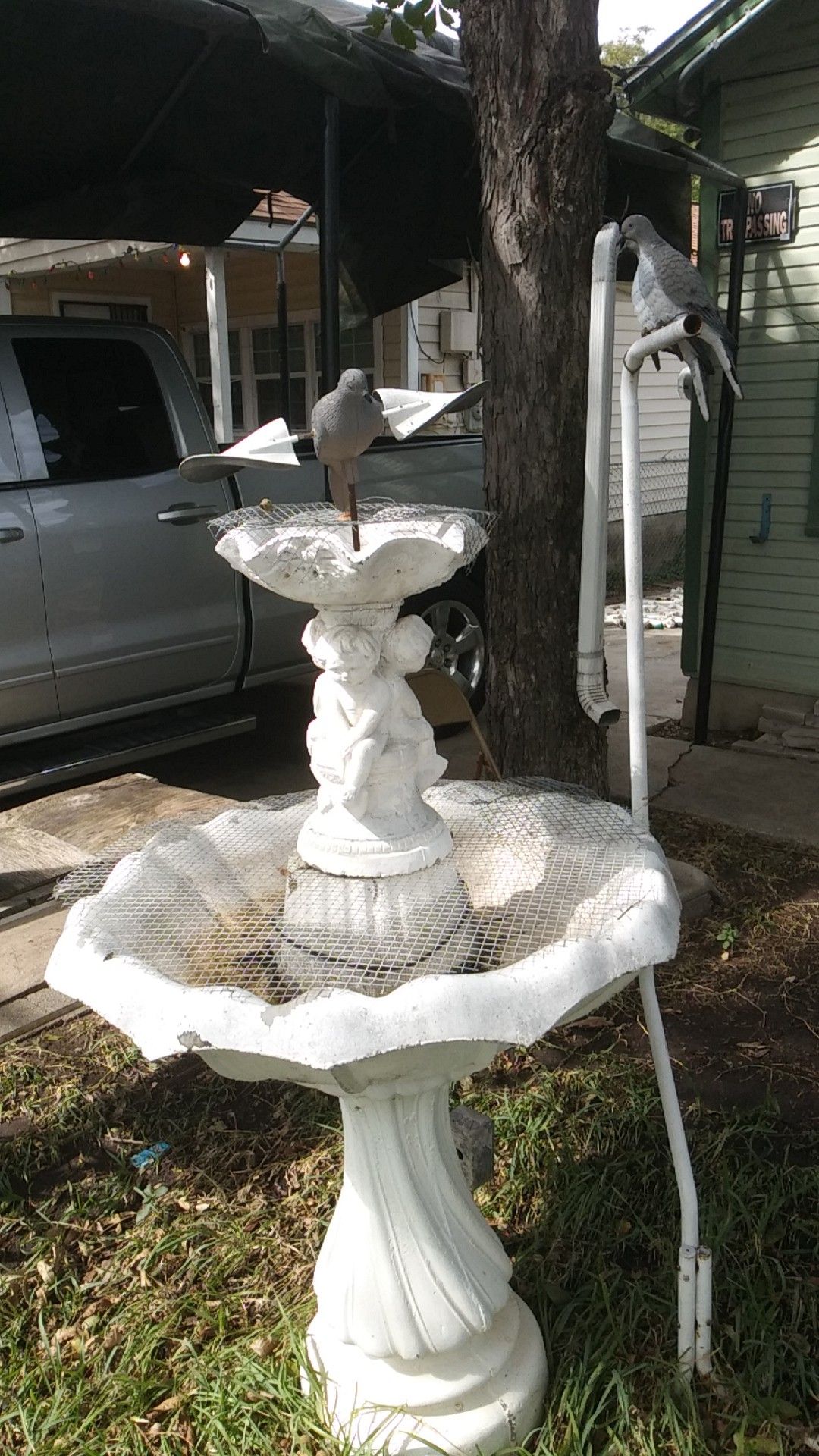 Two tier fountain no pump