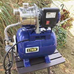 Stark 1.0 HP Garden Water Jet Pump with Tank and Automatic Booster System.unused