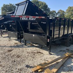 14 Foot Gooseneck Dump Trailer