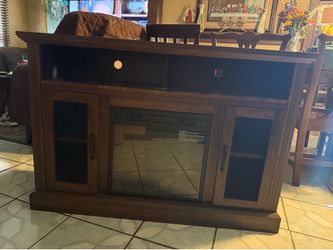 Tv stand with electric heater