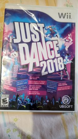 Nintendo Wii  Game Just Dance 2018 sealed new