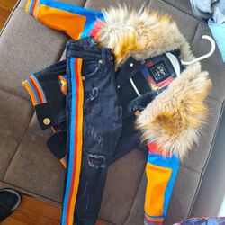 Premium Denim Kids Jacket/pants (Size 3-4)