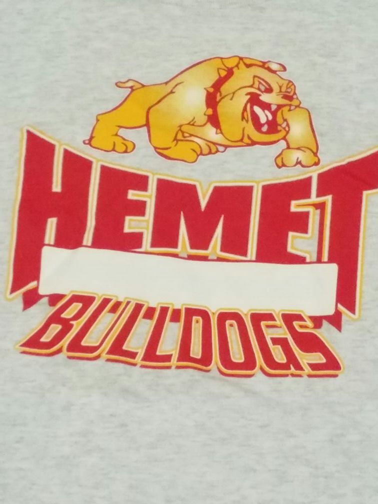 Hemet High PE Gym Shirts Size Medium
