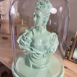 Juicy Couture Mint Green Marie Antoinette Figure Bust Statue Figurine