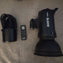 Godox SL60W Lighting + Cables & Remote