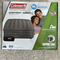 Coleman GuestRest Double-High Air Mattress, Pump Not Included, Queen