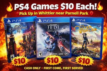 🔥 PS4 Game Bundle Deal – $15 for both