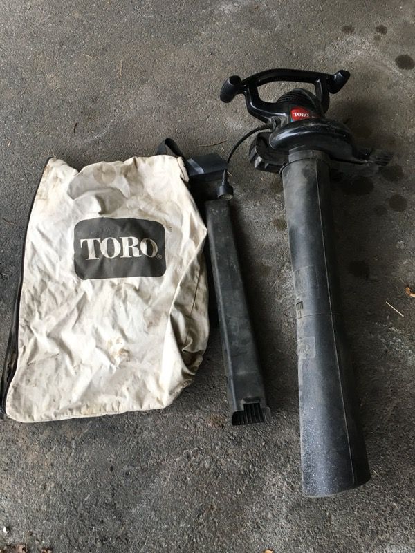 Toro leaf blower with bagger