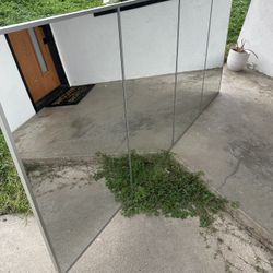 Four Free Large Mirrors From IKEA Pax 
