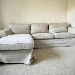 Used Cream Colored Couch – Smoke-Free Home