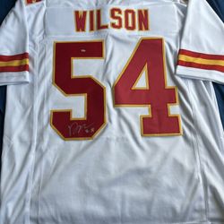 Signed Kansas City Chiefs Jersey 