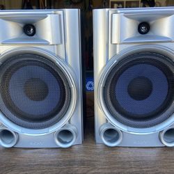 2 Sony Speakers For Sony Compact Disc Receiver. Model HCD-EC55