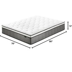 Zinus 12 inch hybrid King Mattress