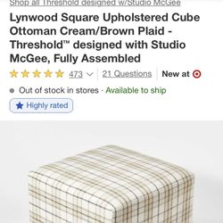 Ottoman Chair Foot Stool Target