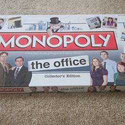 Monopoly The Office Collector's Edition - New Never played Seal Has Been Removed