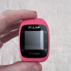 Polar m400 Heart Rate Workout Watch in Pink!