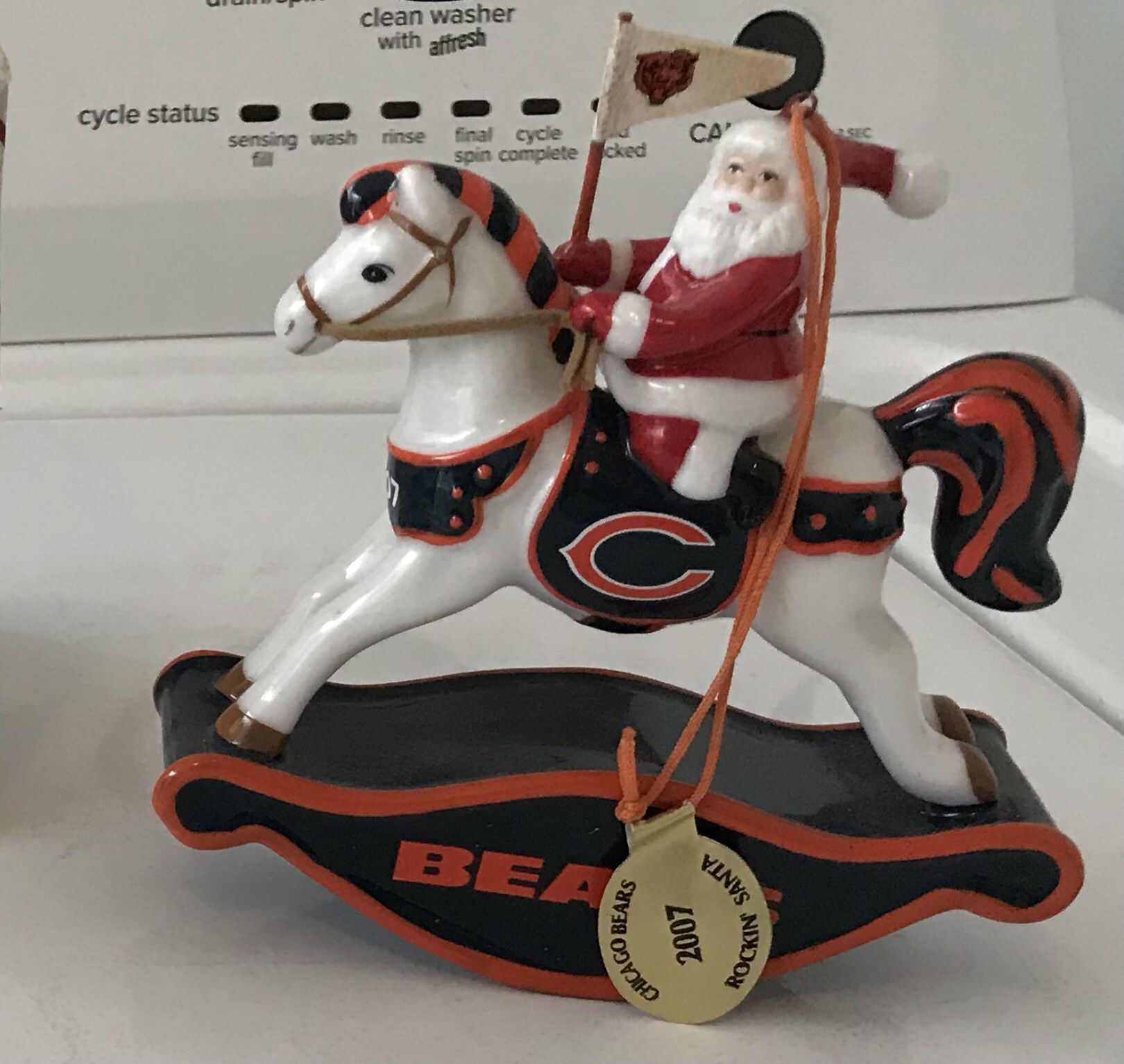 Chicago Bears Porcelain Ornament