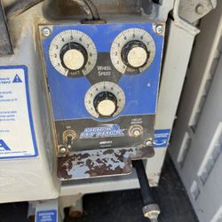 Hack Attack Pitching Machine Minor Cracks On Two Wheels. Cosmetic Wear And A Little Rust, Works Really Well Cash Only