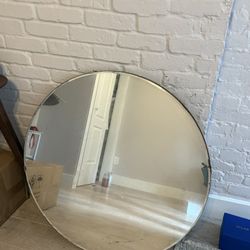 Vintage Round Mirror