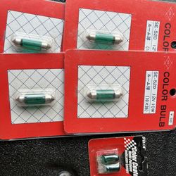 Green Bulbs Set Of 4 SOEI SE-520 (10X36) And set Of 2 194 WI-194-G