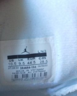 Air Jordan Sneakers Size 10.5